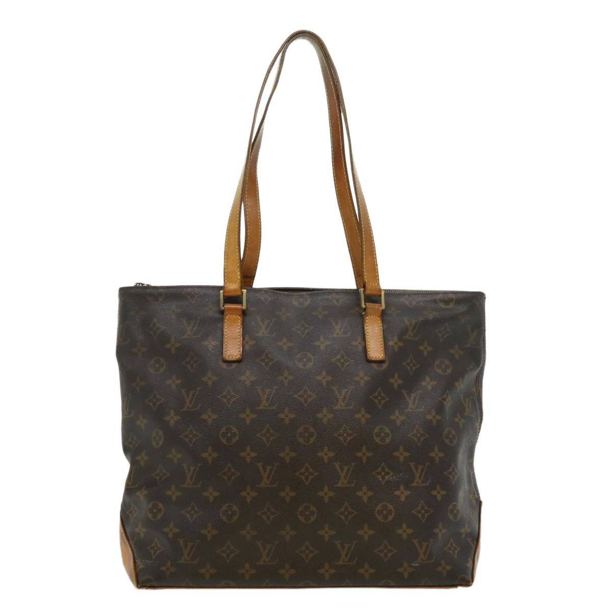 LOUIS VUITTON Monogram Cabas Mezzo Tote Bag M51151 LV Auth rz430