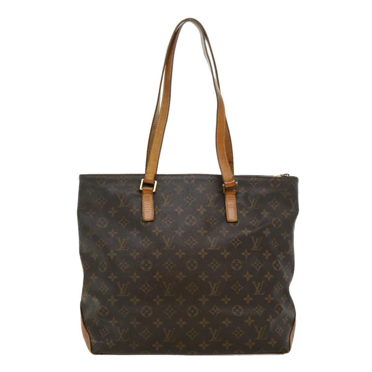 LOUIS VUITTON Monogram Cabas Mezzo Tote Bag M51151 LV Auth rz430