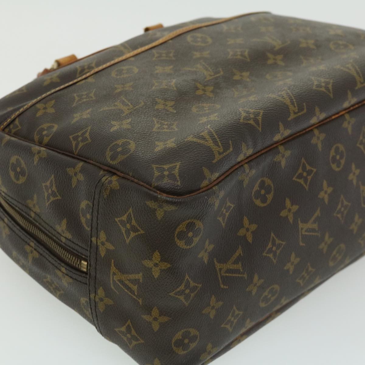 LOUIS VUITTON Monogram Deauville Hand Bag M47270 LV Auth rz432