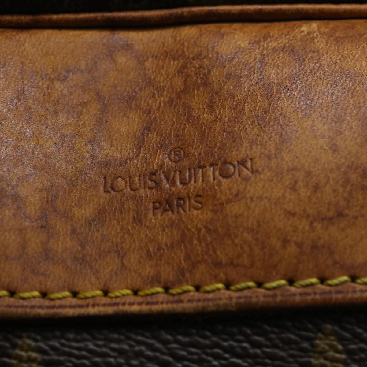 LOUIS VUITTON Monogram Deauville Hand Bag M47270 LV Auth rz432