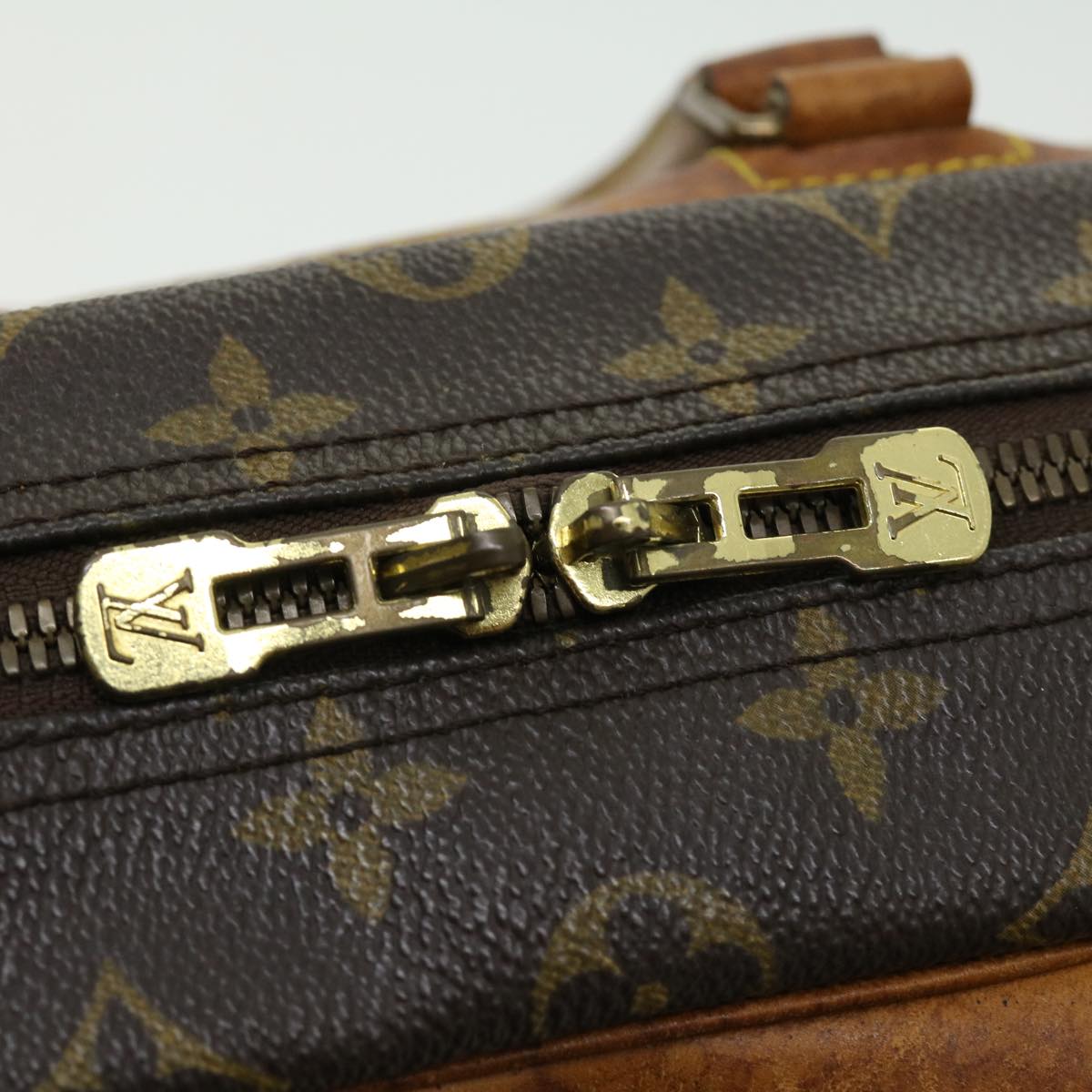 LOUIS VUITTON Monogram Deauville Hand Bag M47270 LV Auth rz432