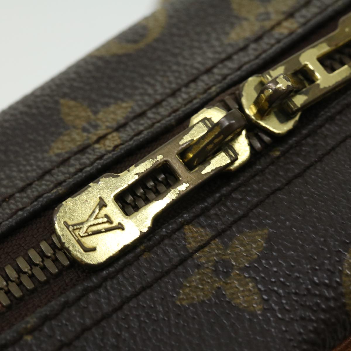 LOUIS VUITTON Monogram Deauville Hand Bag M47270 LV Auth rz432