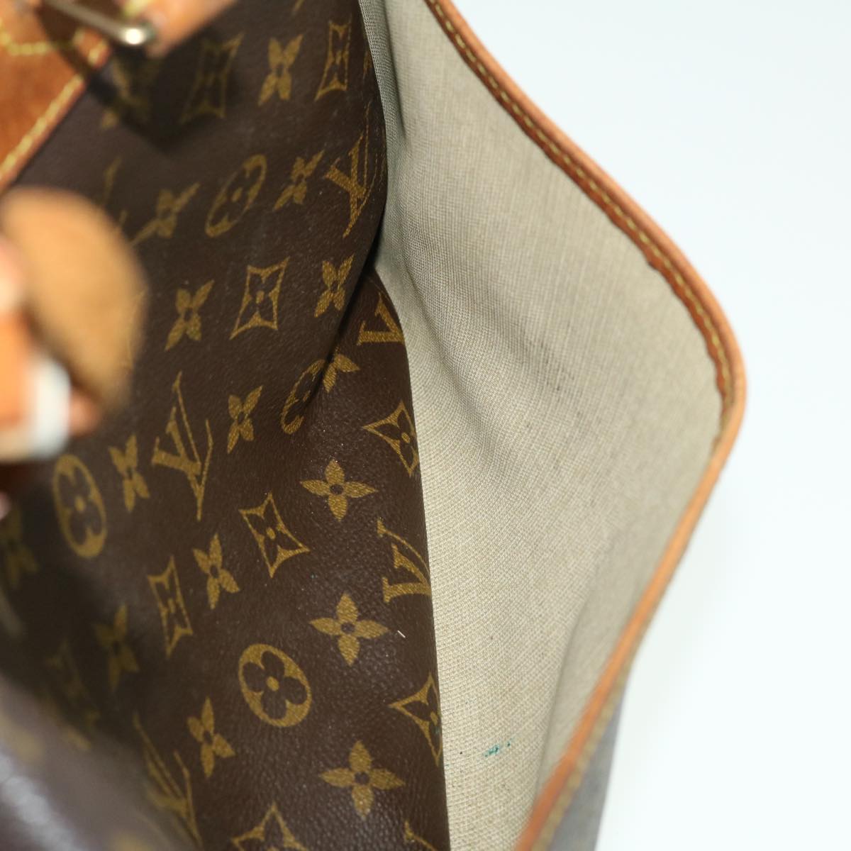 LOUIS VUITTON Monogram Deauville Hand Bag M47270 LV Auth rz432