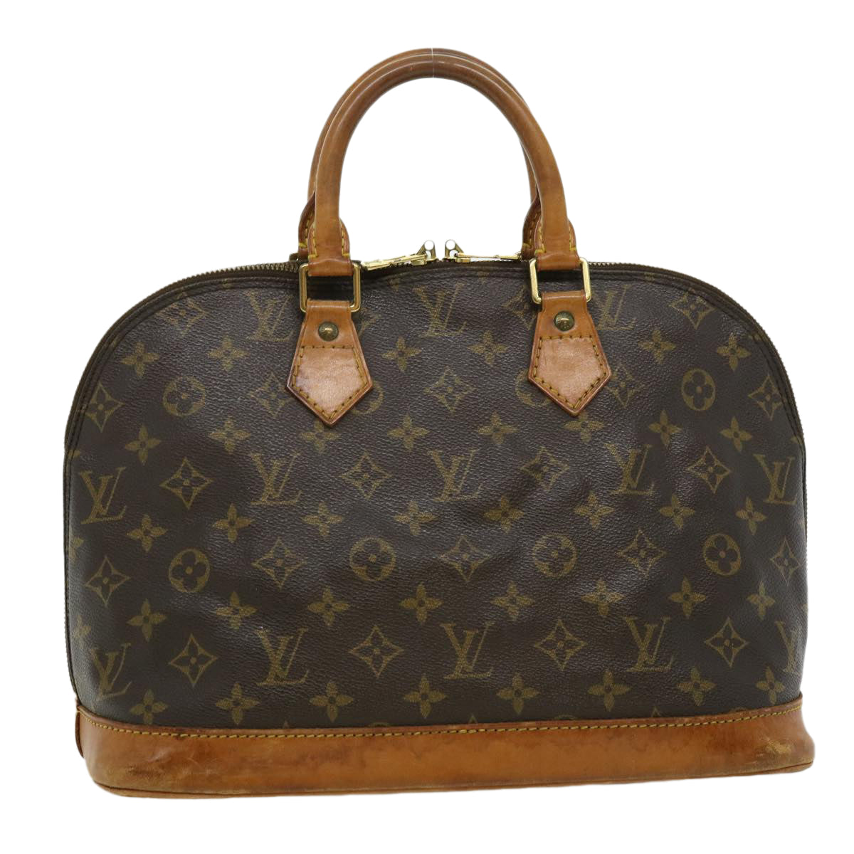 LOUIS VUITTON Monogram Alma Hand Bag M51130 LV Auth rz434