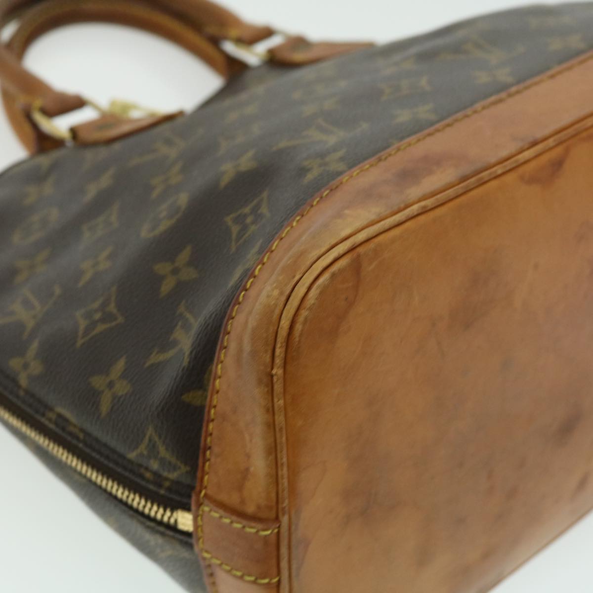 LOUIS VUITTON Monogram Alma Hand Bag M51130 LV Auth rz434