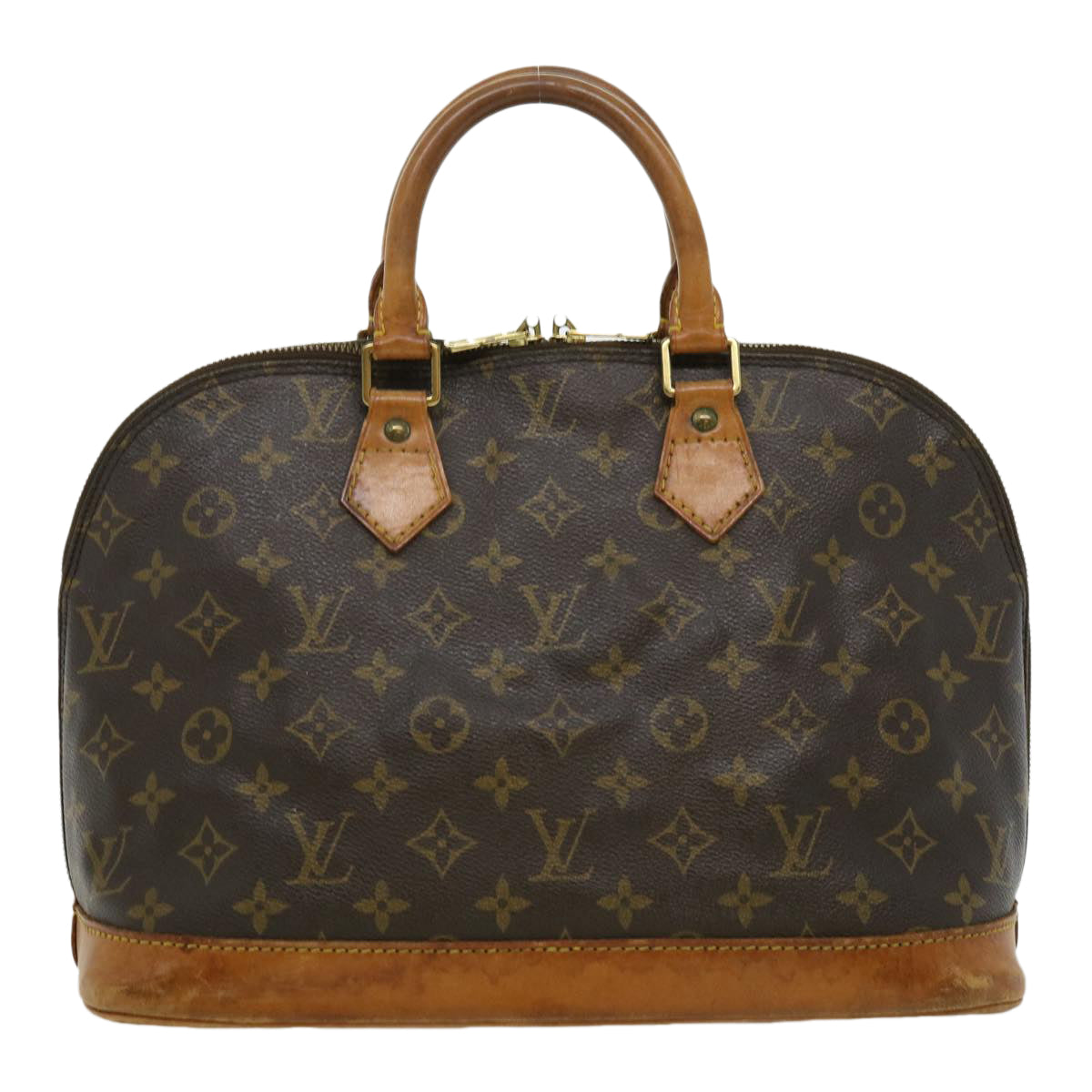 LOUIS VUITTON Monogram Alma Hand Bag M51130 LV Auth rz434