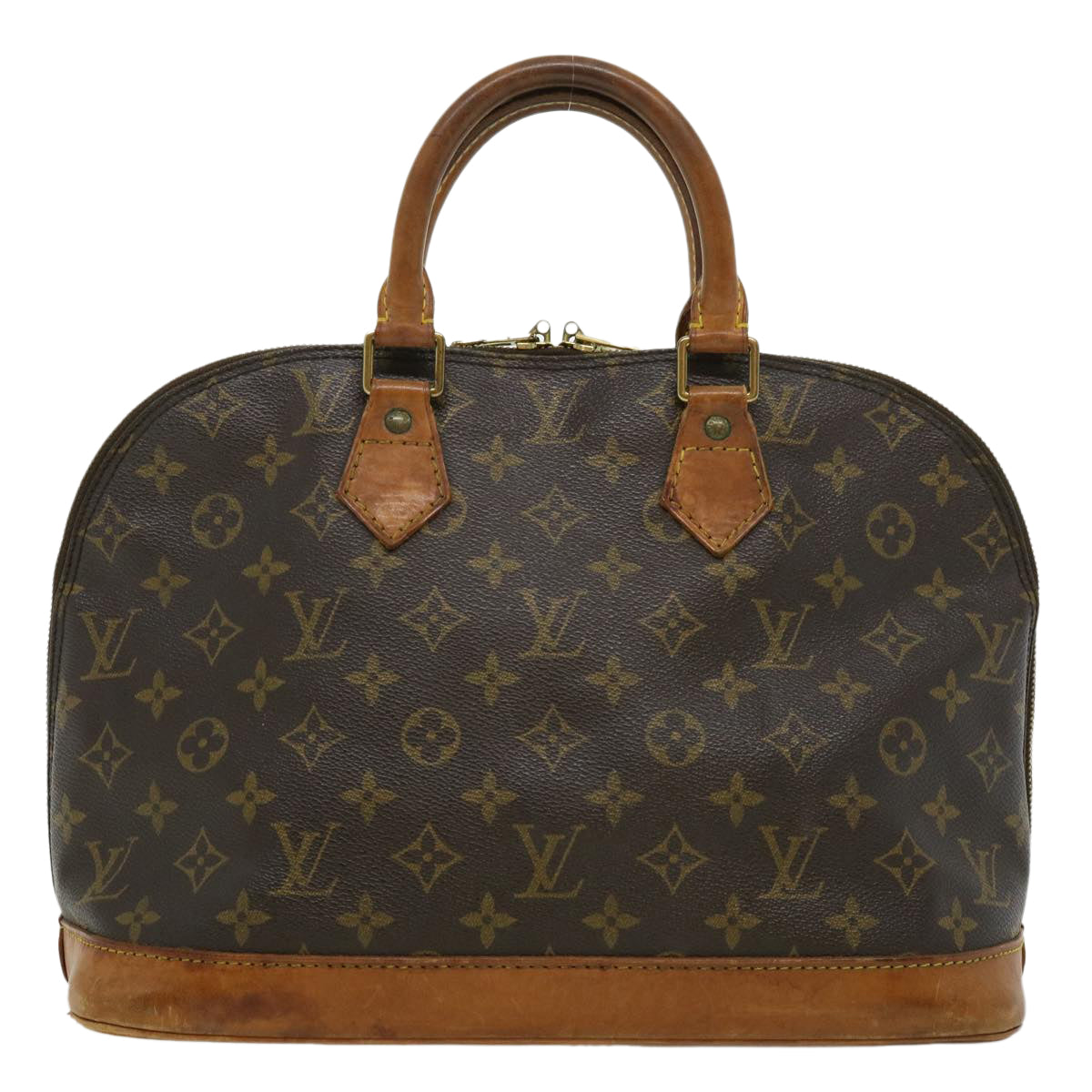 LOUIS VUITTON Monogram Alma Hand Bag M51130 LV Auth rz434