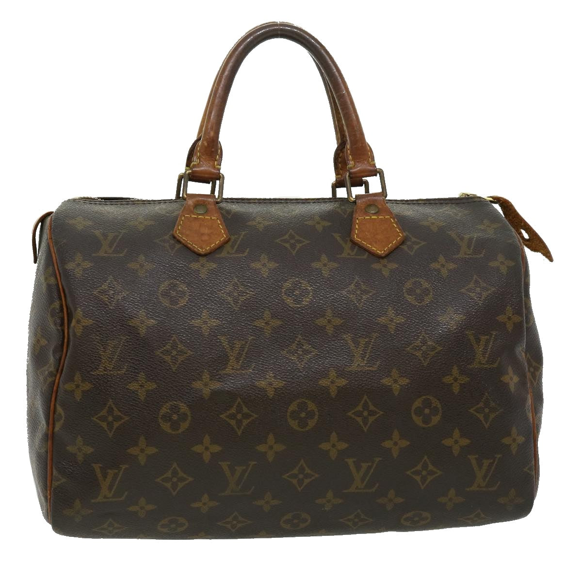 LOUIS VUITTON Monogram Speedy 30 Hand Bag M41526 LV Auth rz440