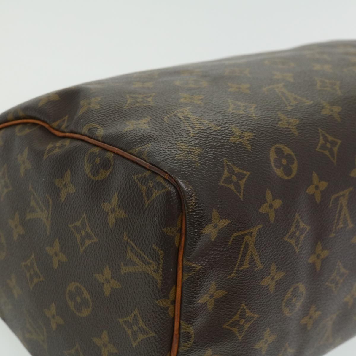 LOUIS VUITTON Monogram Speedy 30 Hand Bag M41526 LV Auth rz440