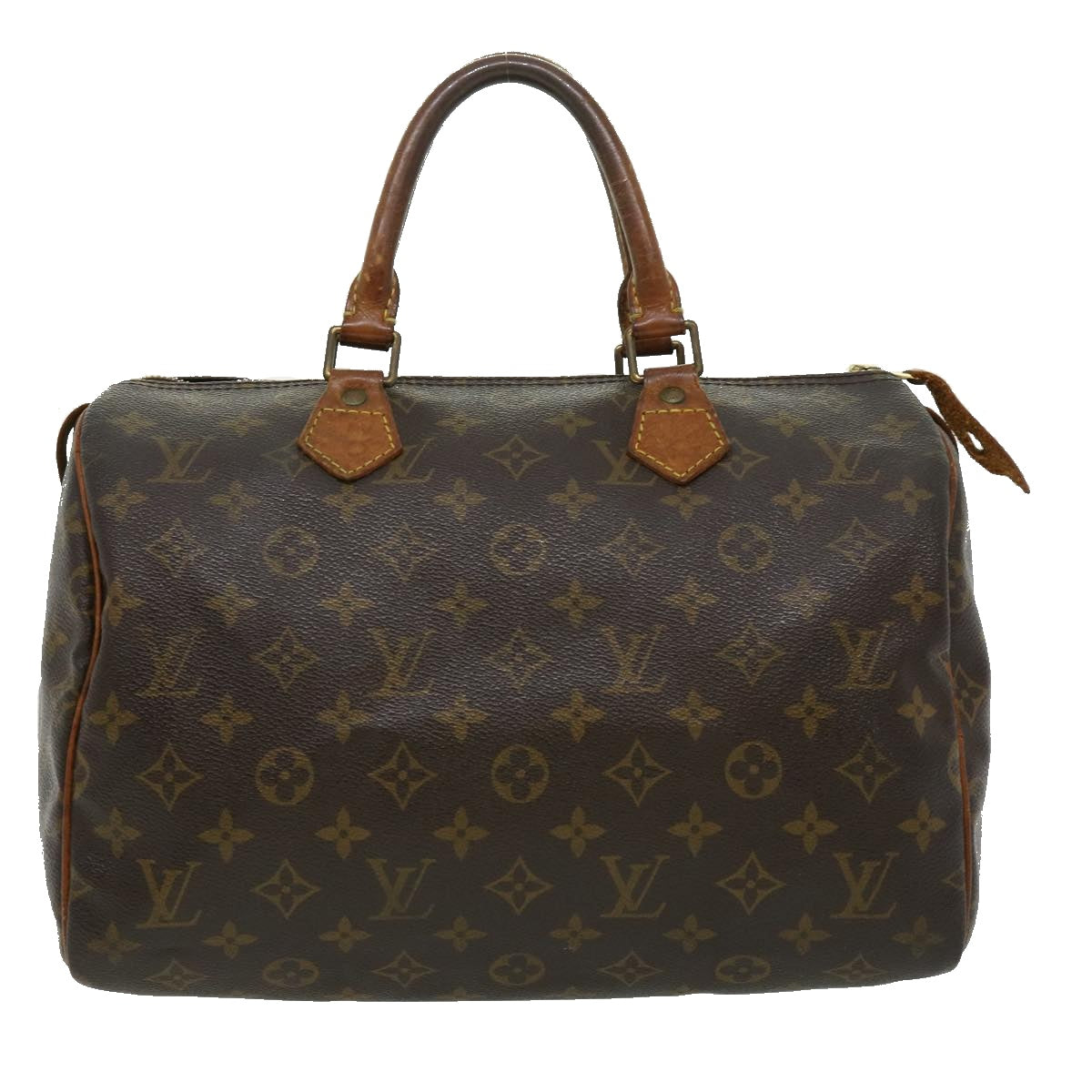 LOUIS VUITTON Monogram Speedy 30 Hand Bag M41526 LV Auth rz440