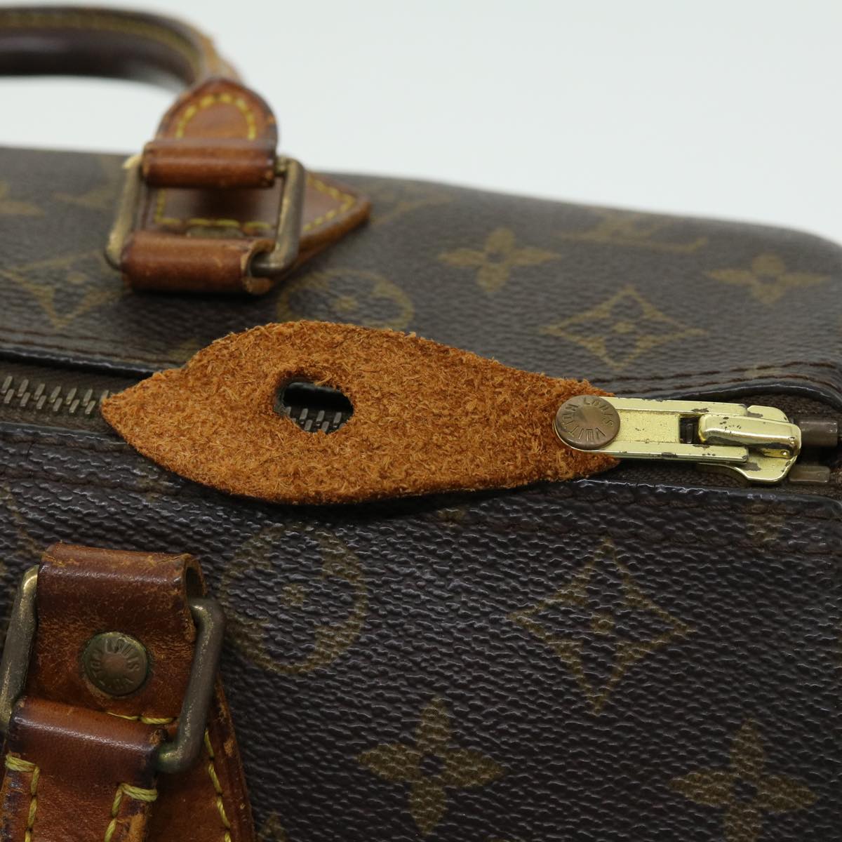 LOUIS VUITTON Monogram Speedy 30 Hand Bag M41526 LV Auth rz440