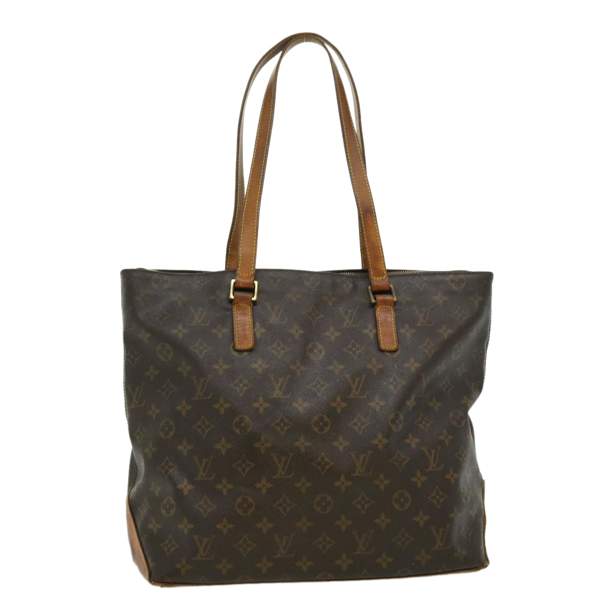 LOUIS VUITTON Monogram Cabas Mezzo Tote Bag M51151 LV Auth rz450