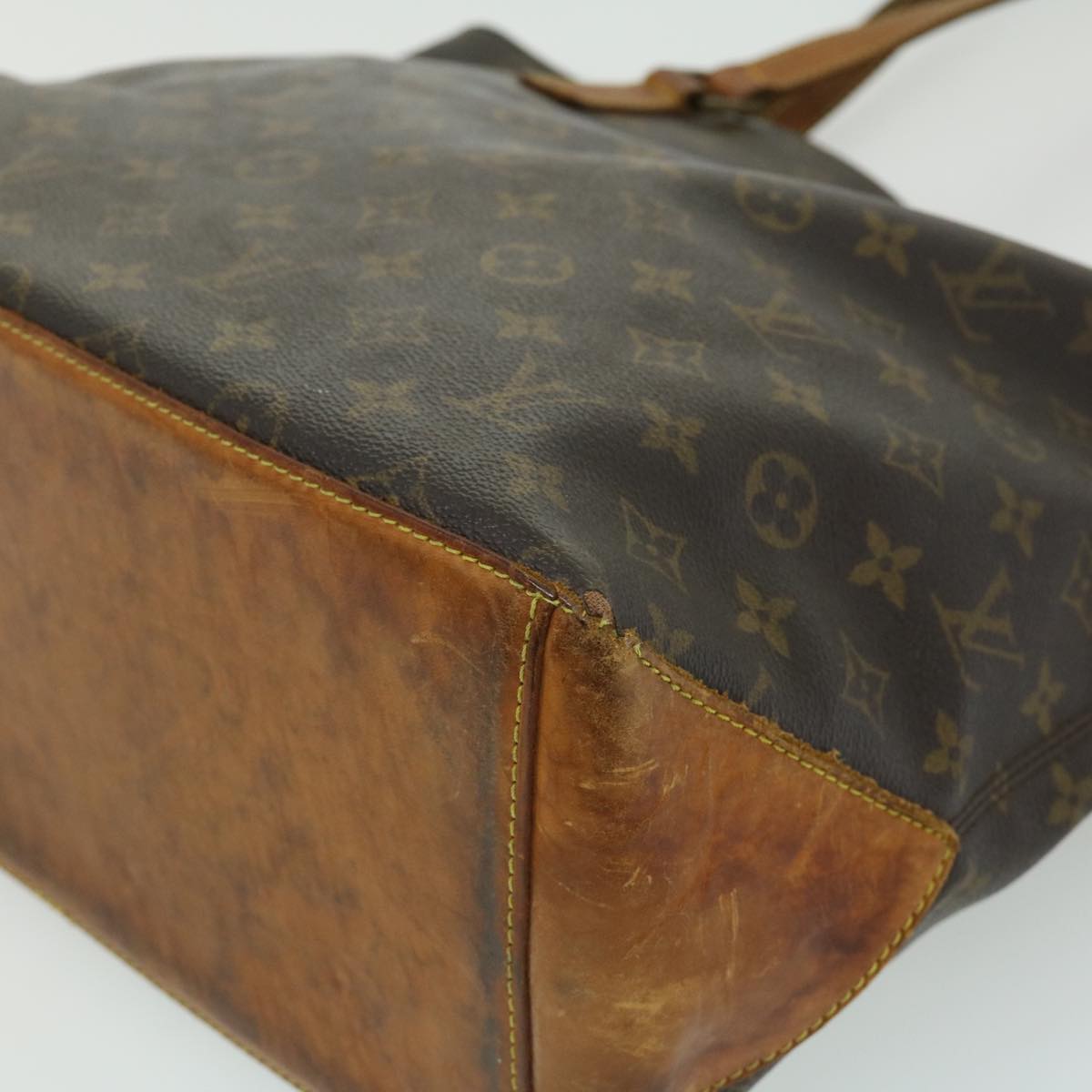 LOUIS VUITTON Monogram Cabas Mezzo Tote Bag M51151 LV Auth rz450