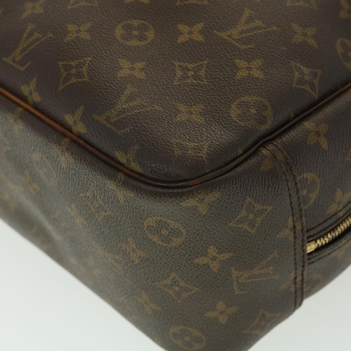 LOUIS VUITTON Monogram Deauville Hand Bag M47270 LV Auth rz456