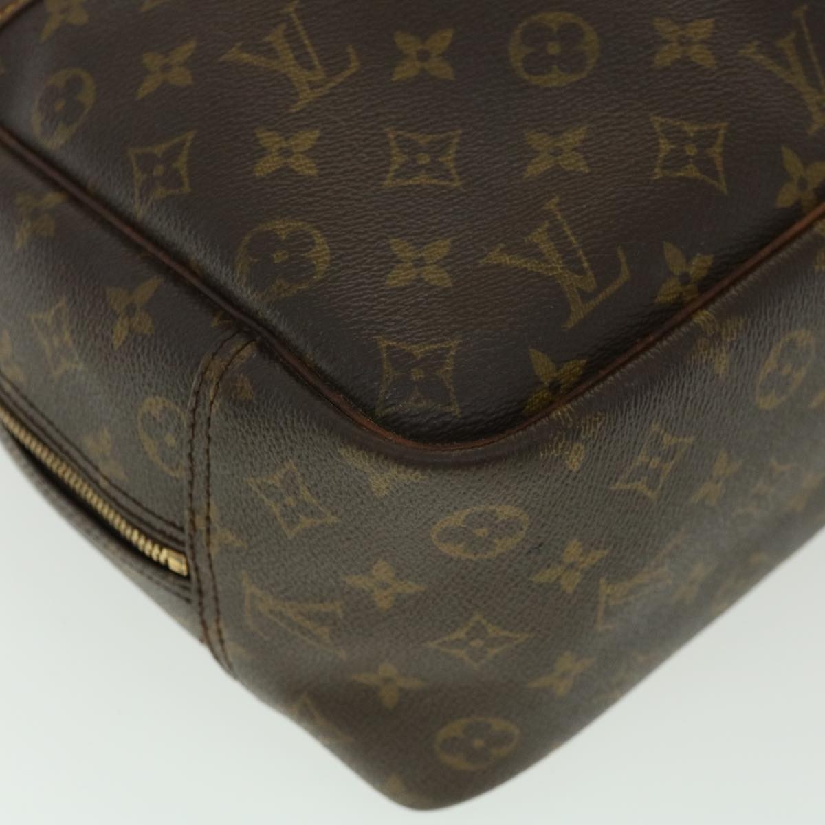 LOUIS VUITTON Monogram Deauville Hand Bag M47270 LV Auth rz456