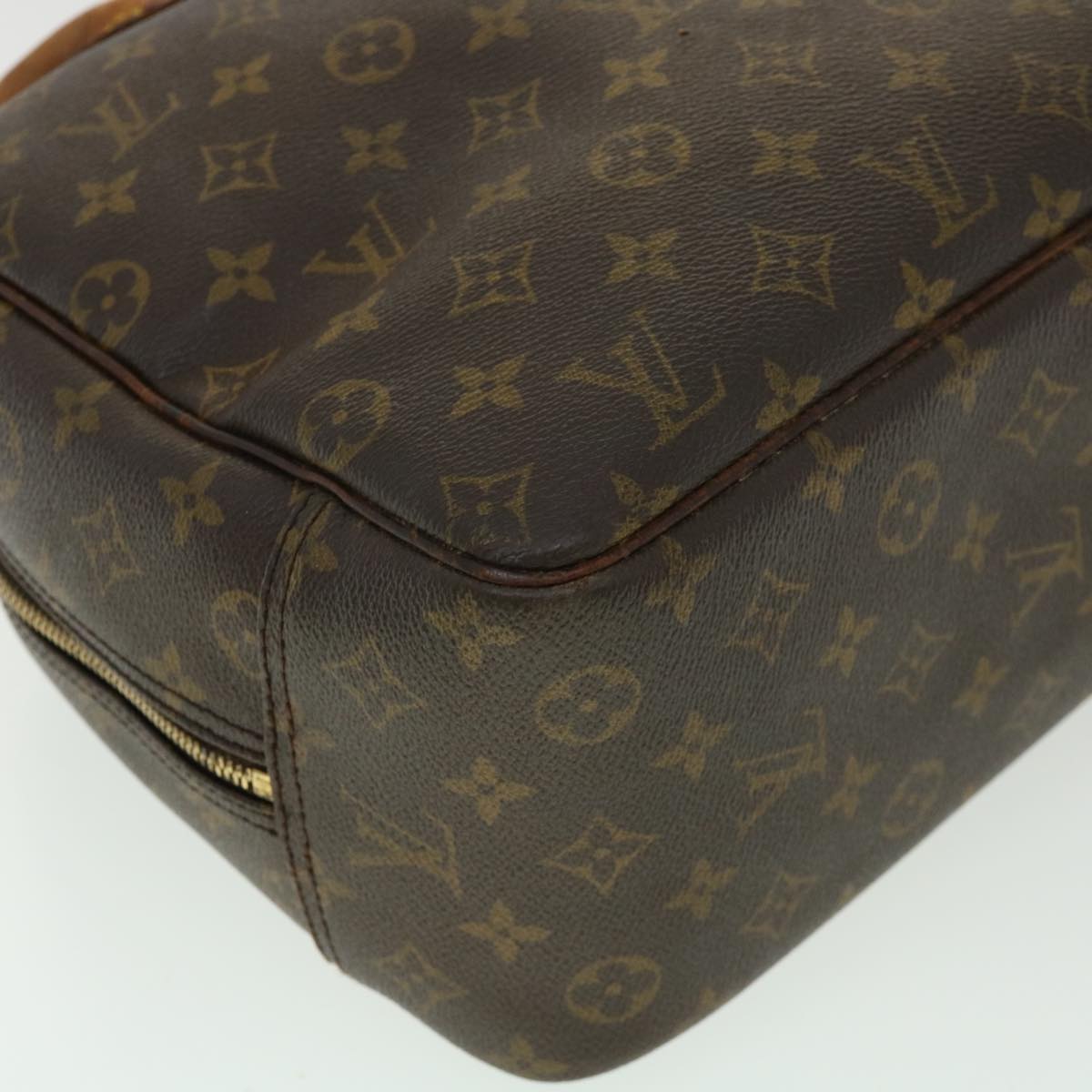 LOUIS VUITTON Monogram Deauville Hand Bag M47270 LV Auth rz456