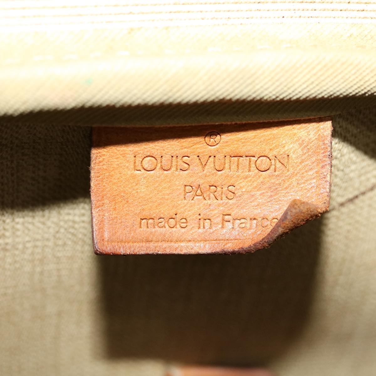 LOUIS VUITTON Monogram Deauville Hand Bag M47270 LV Auth rz456