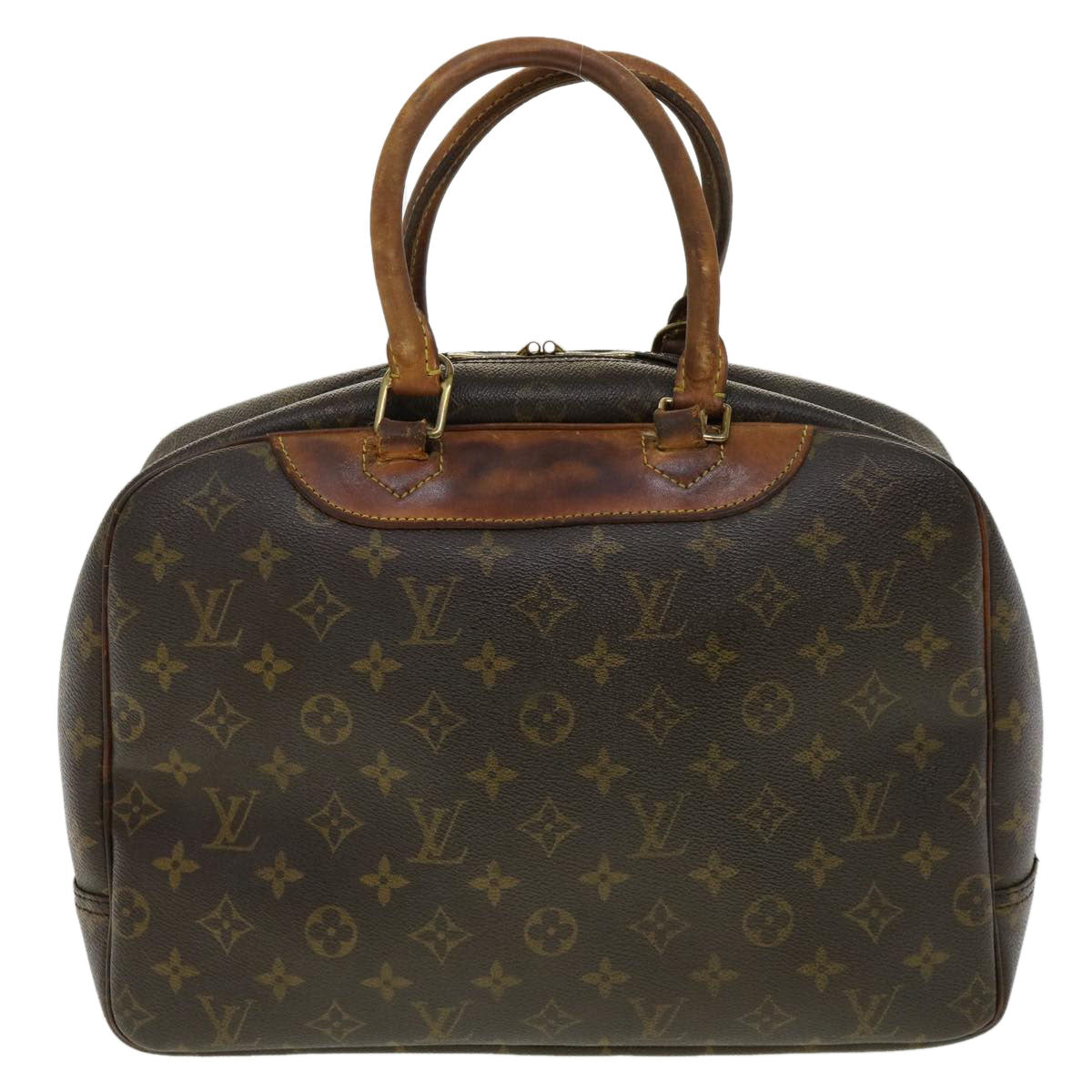 LOUIS VUITTON Monogram Deauville Hand Bag M47270 LV Auth rz456