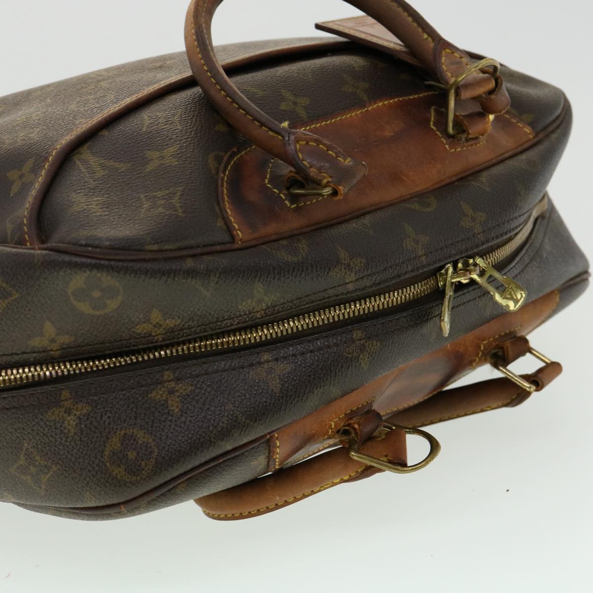 LOUIS VUITTON Monogram Deauville Hand Bag M47270 LV Auth rz456