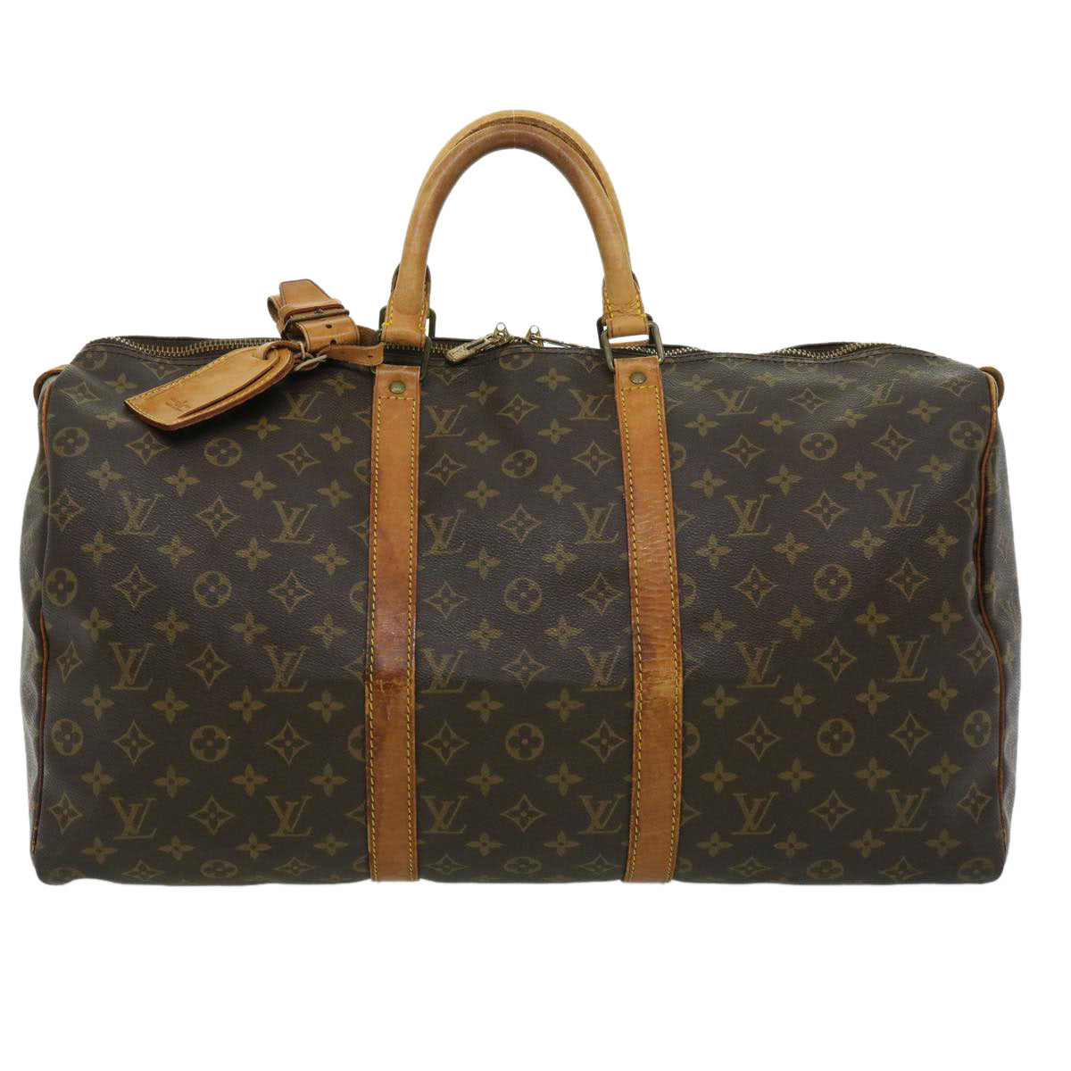 LOUIS VUITTON Monogram Keepall 50 Boston Bag M41426 LV Auth rz466