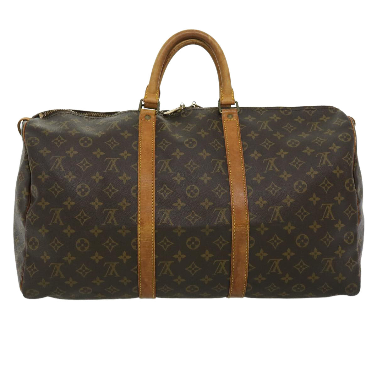 LOUIS VUITTON Monogram Keepall 50 Boston Bag M41426 LV Auth rz466