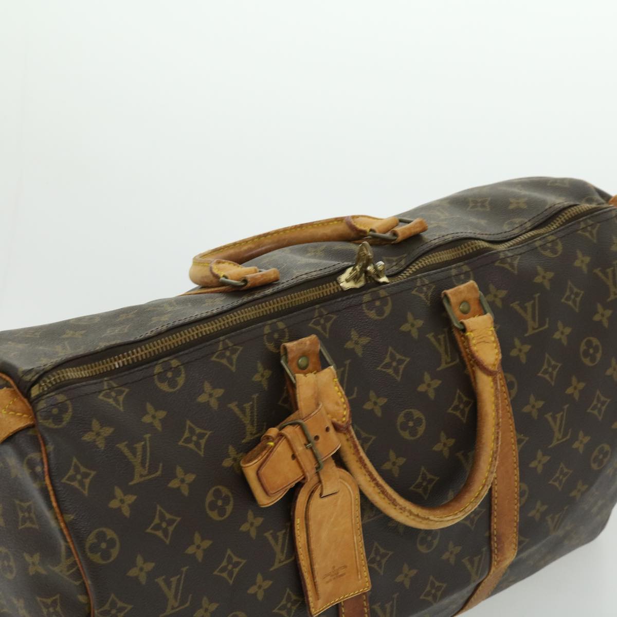 LOUIS VUITTON Monogram Keepall 50 Boston Bag M41426 LV Auth rz466