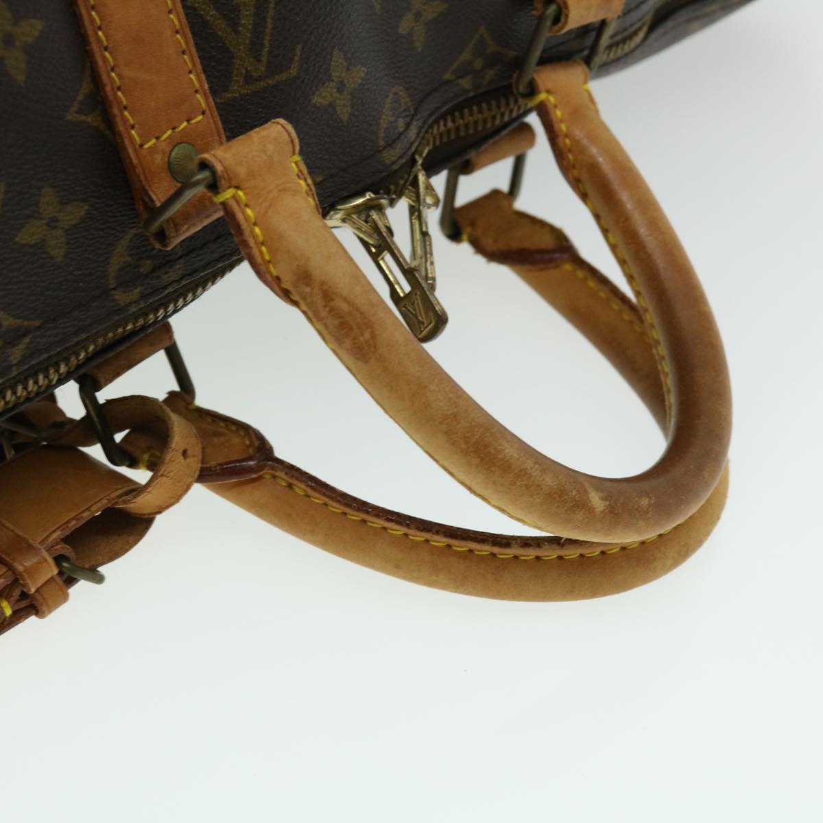 LOUIS VUITTON Monogram Keepall 50 Boston Bag M41426 LV Auth rz466