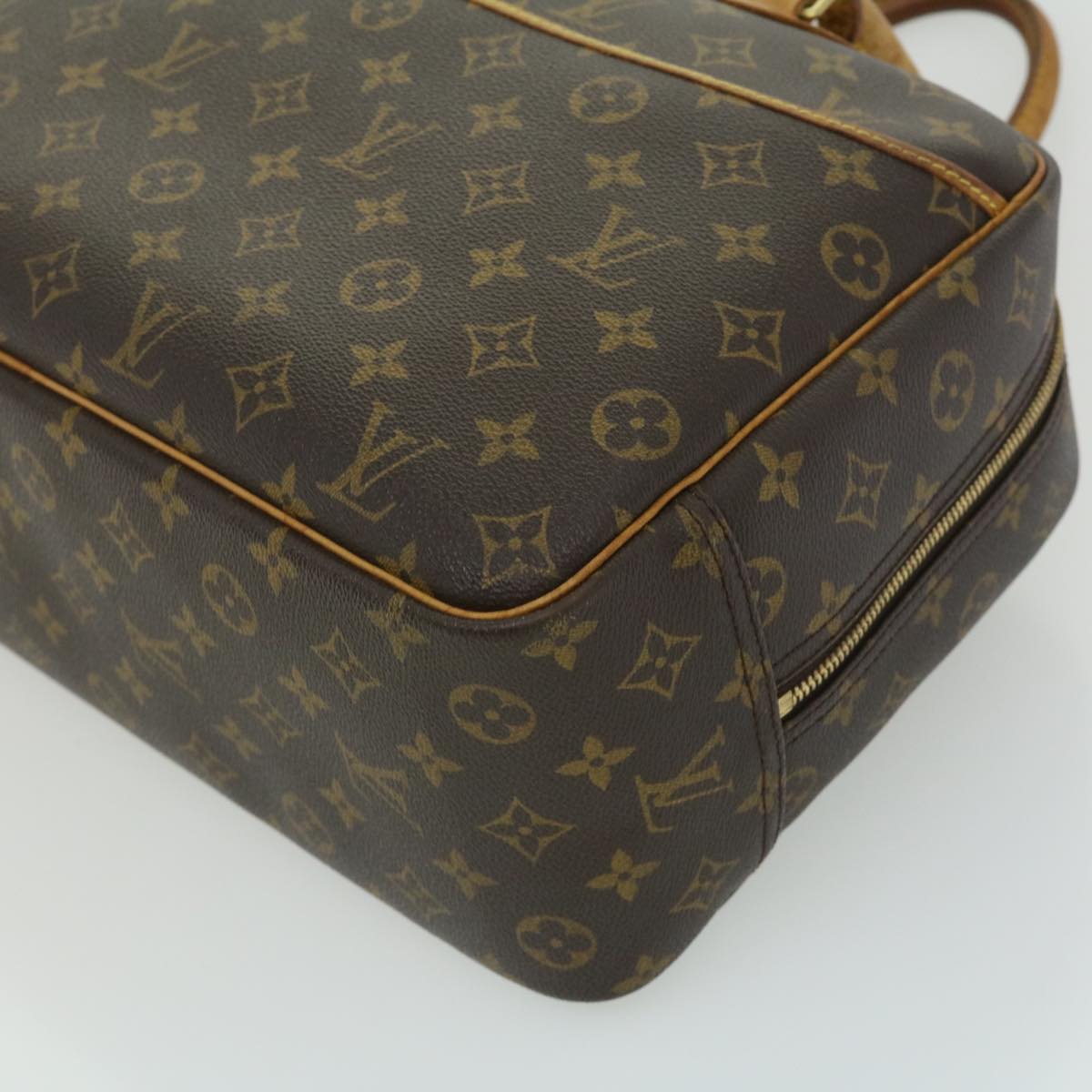 LOUIS VUITTON Monogram Deauville Hand Bag M47270 LV Auth rz467