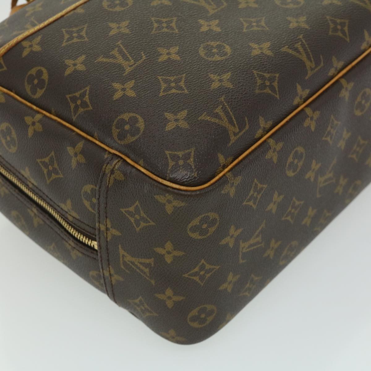 LOUIS VUITTON Monogram Deauville Hand Bag M47270 LV Auth rz467