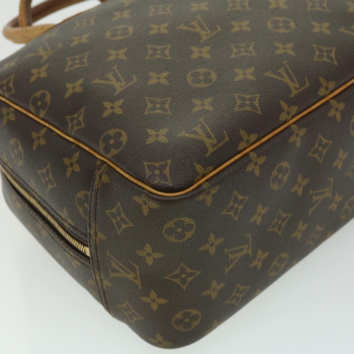 LOUIS VUITTON Monogram Deauville Hand Bag M47270 LV Auth rz467