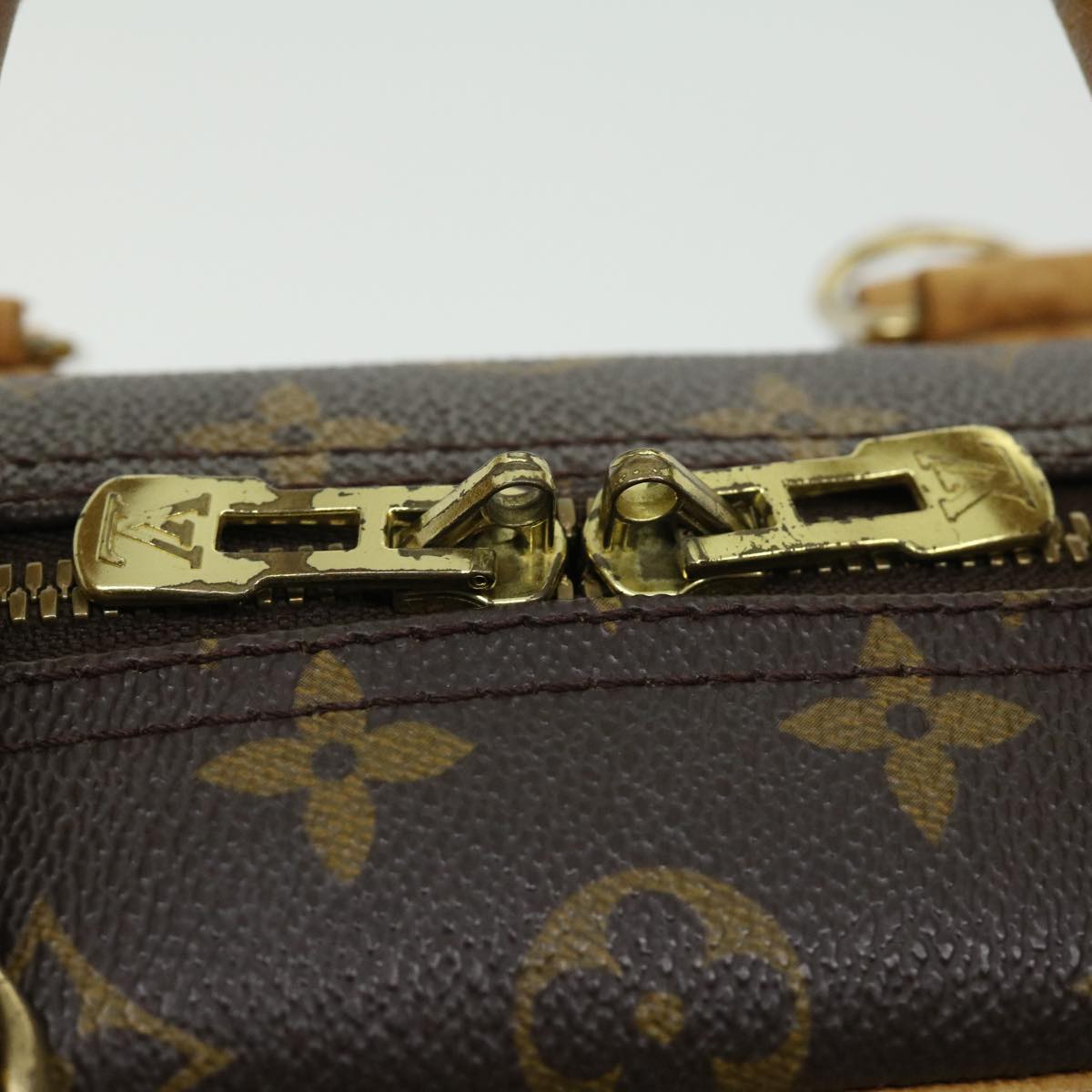 LOUIS VUITTON Monogram Deauville Hand Bag M47270 LV Auth rz467