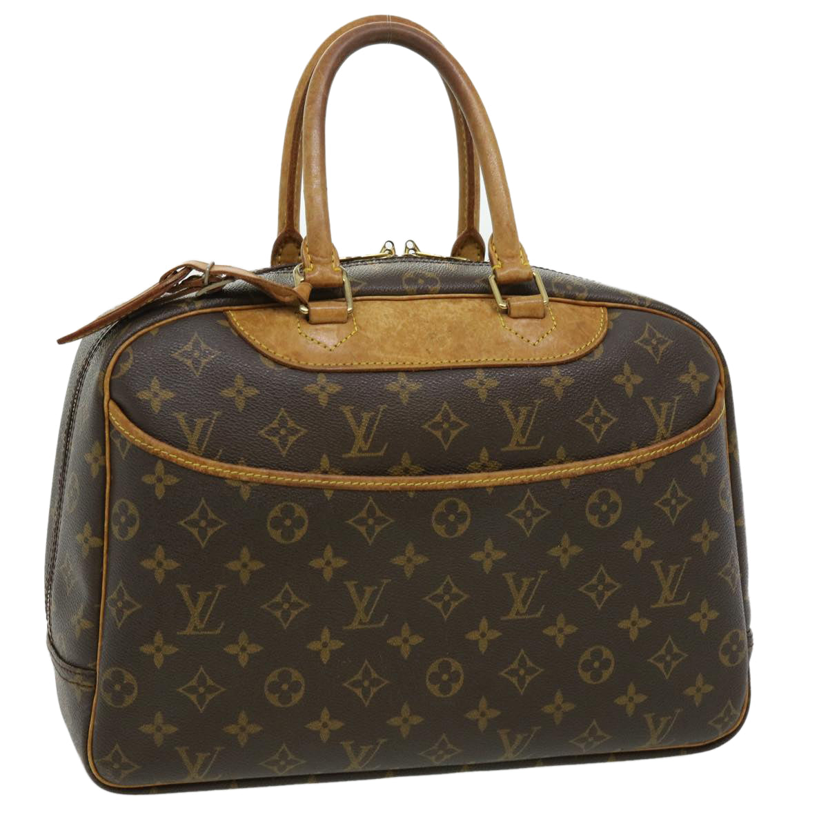 LOUIS VUITTON Monogram Deauville Hand Bag M47270 LV Auth rz467