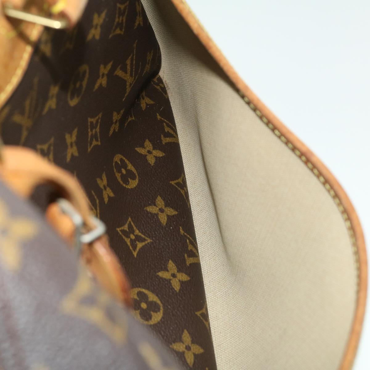 LOUIS VUITTON Monogram Deauville Hand Bag M47270 LV Auth rz467