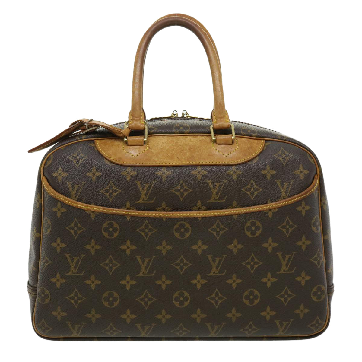 LOUIS VUITTON Monogram Deauville Hand Bag M47270 LV Auth rz467