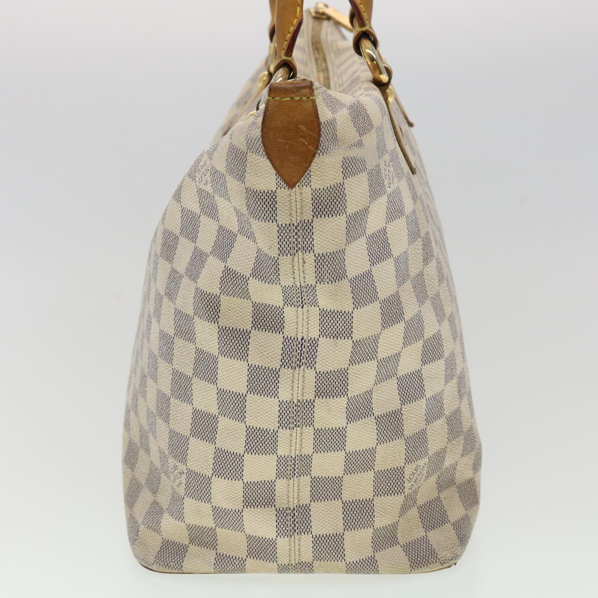 LOUIS VUITTON Damier Azur Saleya MM Tote Bag N51185 LV Auth rz478