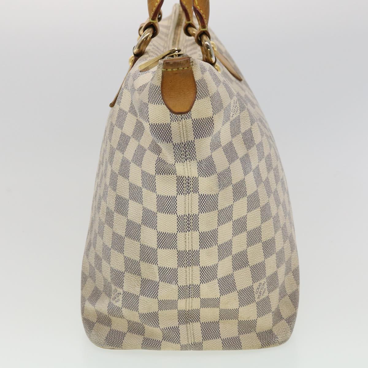 LOUIS VUITTON Damier Azur Saleya MM Tote Bag N51185 LV Auth rz478