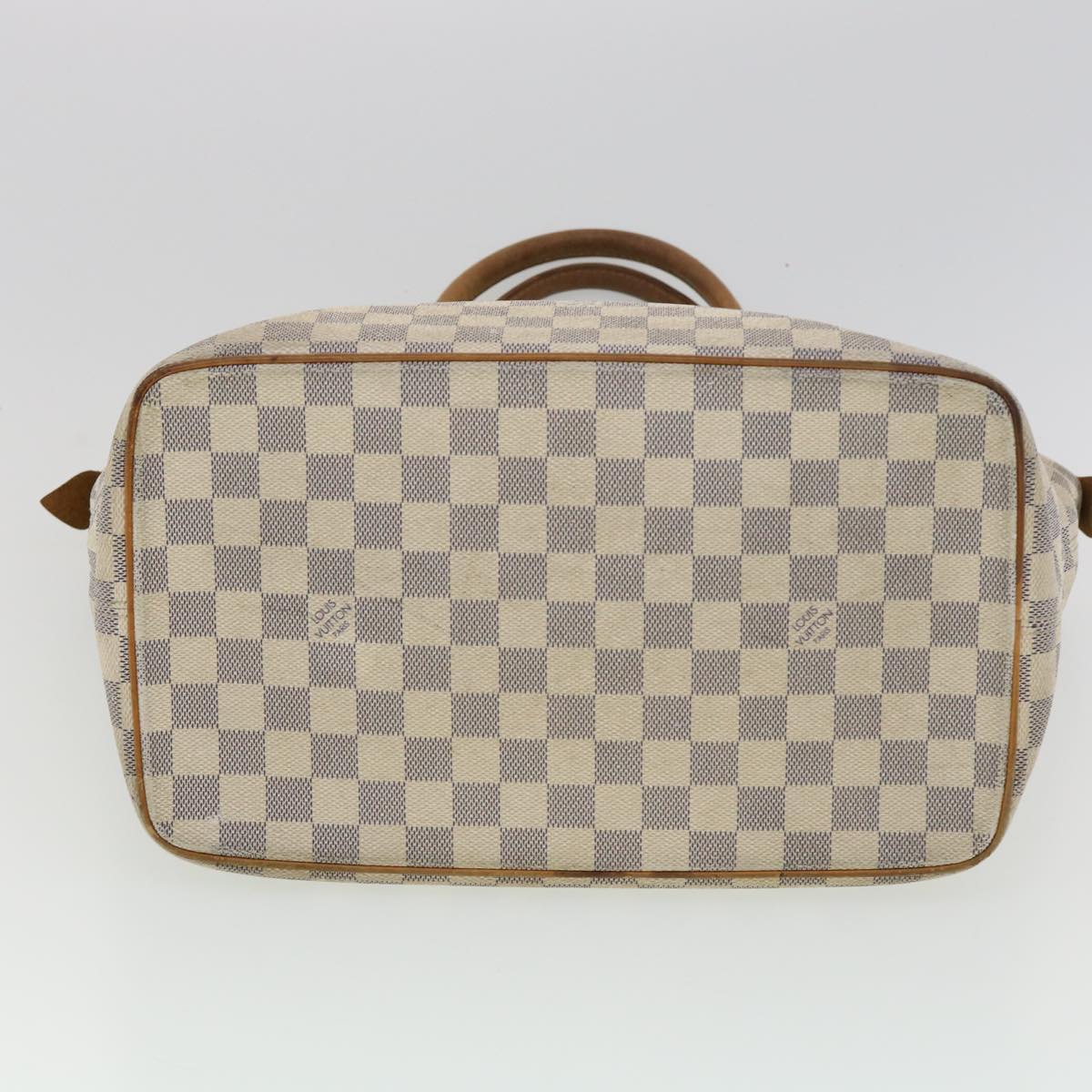 LOUIS VUITTON Damier Azur Saleya MM Tote Bag N51185 LV Auth rz478