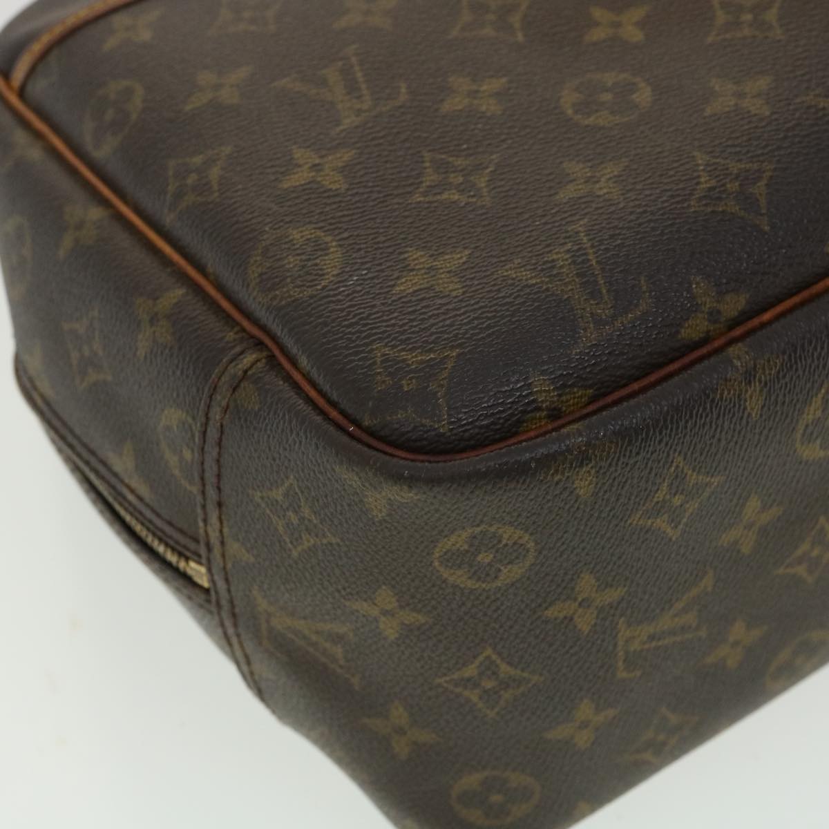 LOUIS VUITTON Monogram Deauville Hand Bag M47270 LV Auth rz479