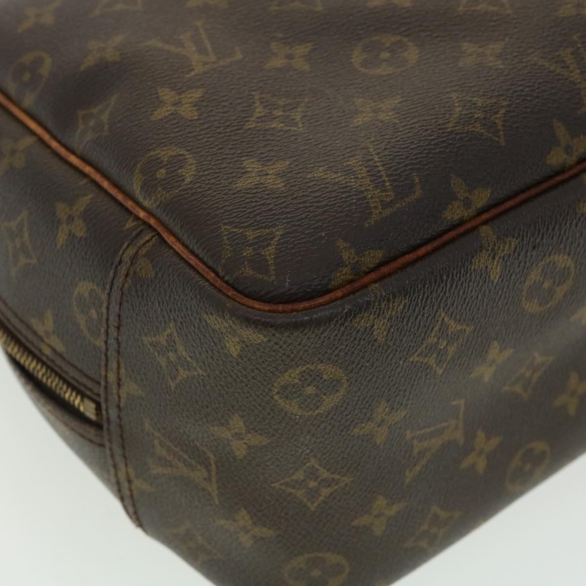 LOUIS VUITTON Monogram Deauville Hand Bag M47270 LV Auth rz479