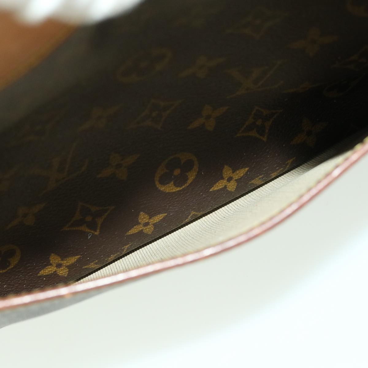 LOUIS VUITTON Monogram Deauville Hand Bag M47270 LV Auth rz479