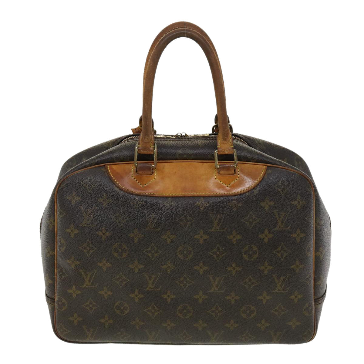 LOUIS VUITTON Monogram Deauville Hand Bag M47270 LV Auth rz479