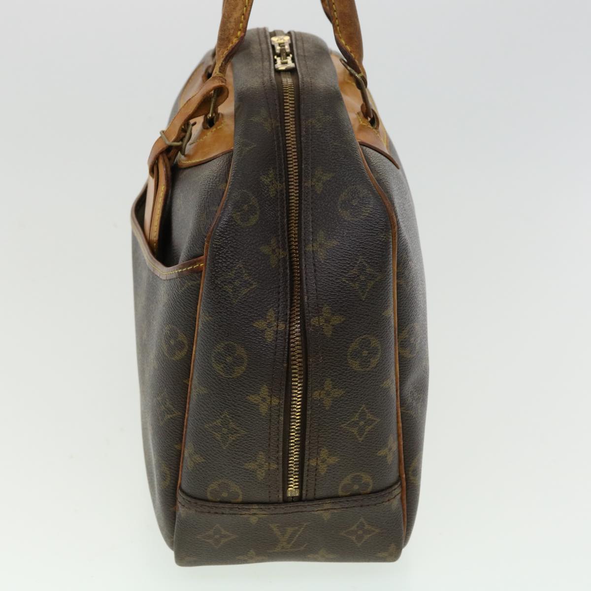 LOUIS VUITTON Monogram Deauville Hand Bag M47270 LV Auth rz479