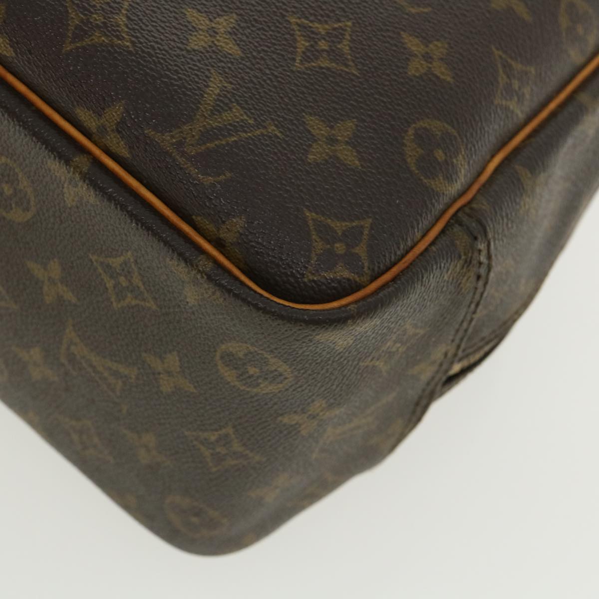 LOUIS VUITTON Monogram Deauville Hand Bag M47270 LV Auth rz494