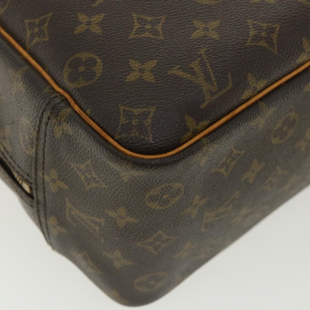 LOUIS VUITTON Monogram Deauville Hand Bag M47270 LV Auth rz494