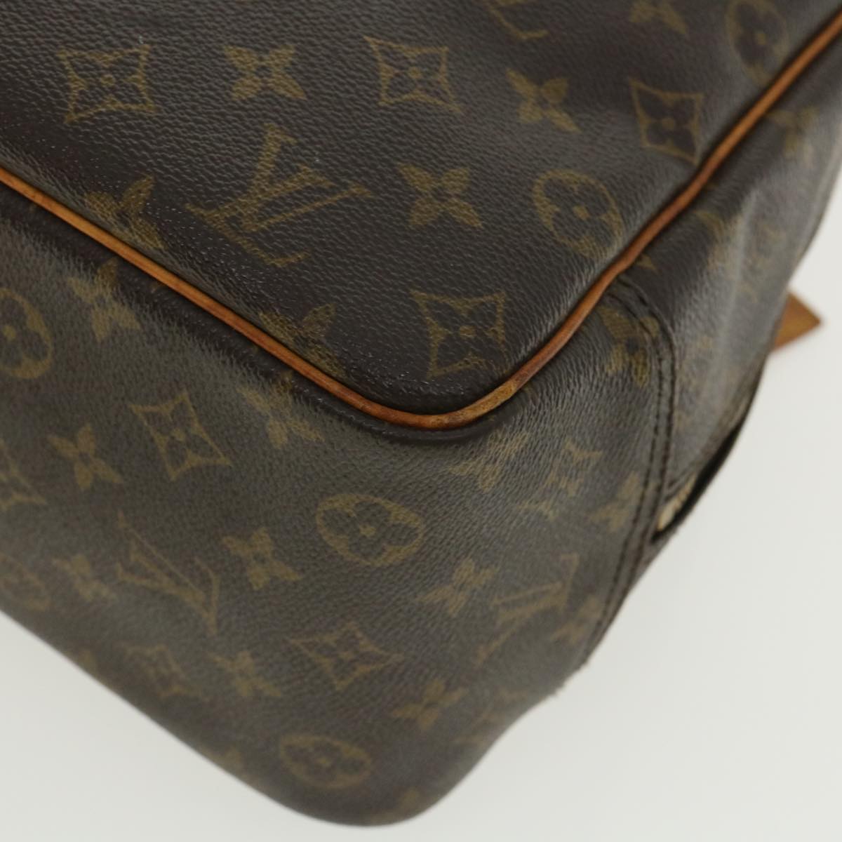 LOUIS VUITTON Monogram Deauville Hand Bag M47270 LV Auth rz494