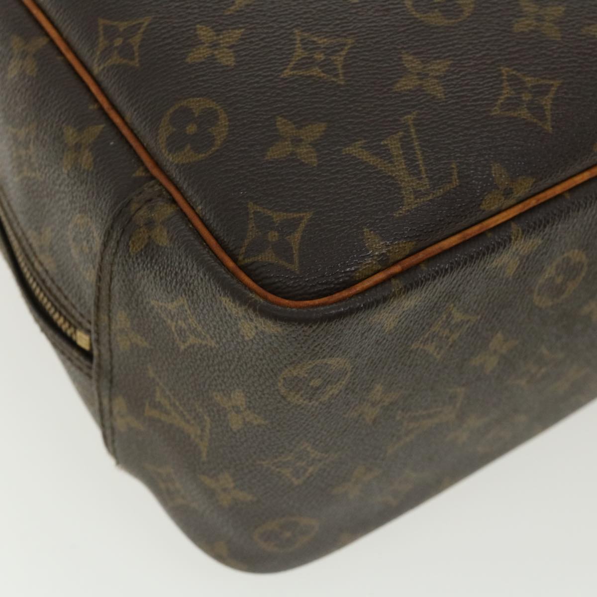 LOUIS VUITTON Monogram Deauville Hand Bag M47270 LV Auth rz494