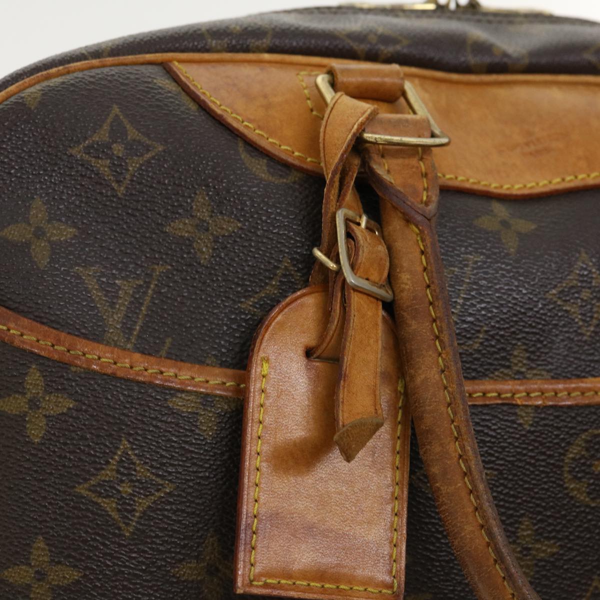 LOUIS VUITTON Monogram Deauville Hand Bag M47270 LV Auth rz494