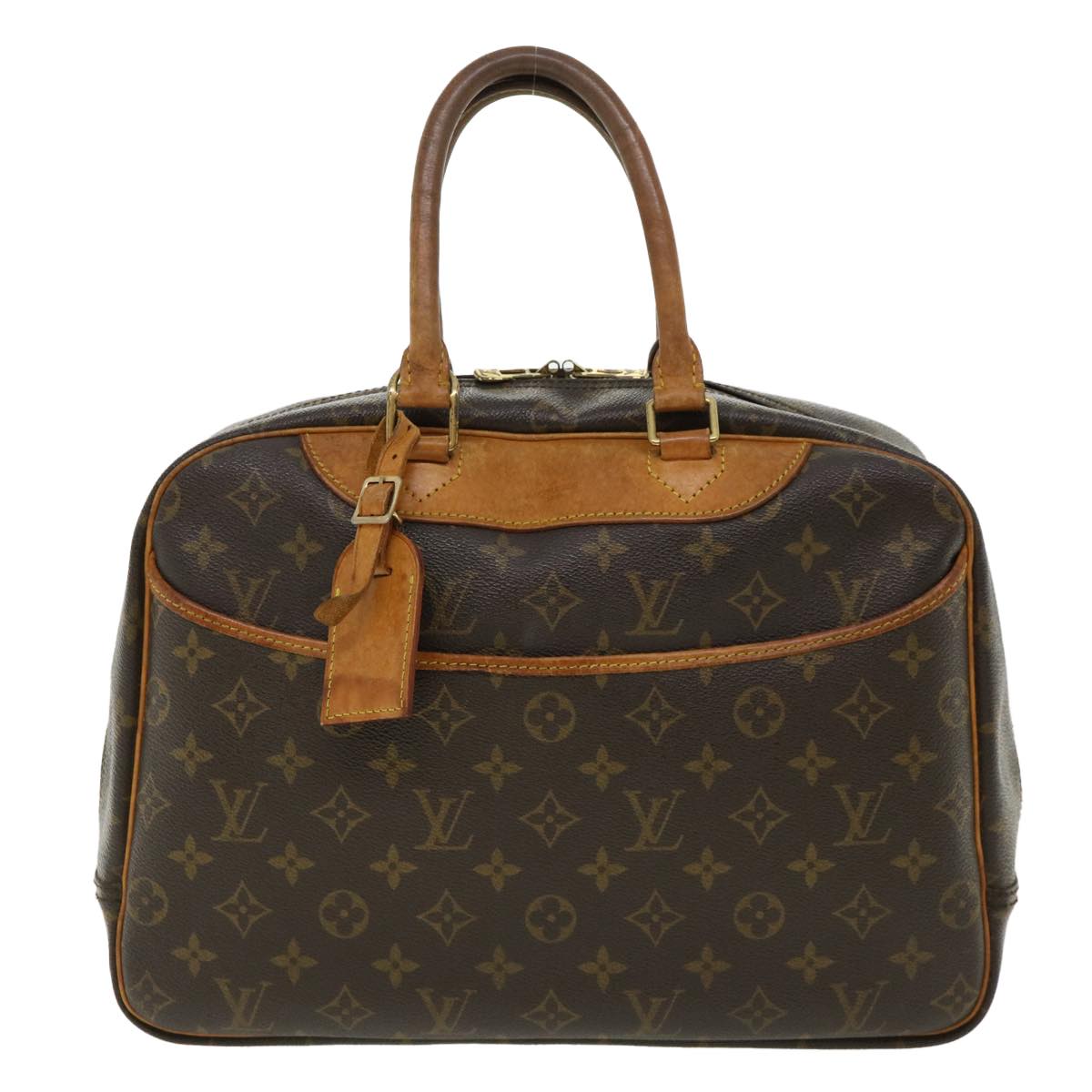 LOUIS VUITTON Monogram Deauville Hand Bag M47270 LV Auth rz494