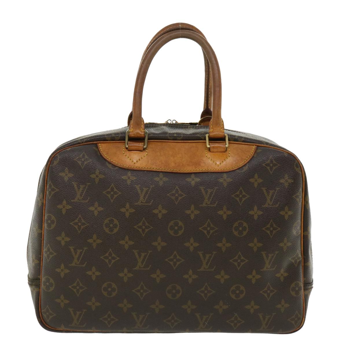 LOUIS VUITTON Monogram Deauville Hand Bag M47270 LV Auth rz494