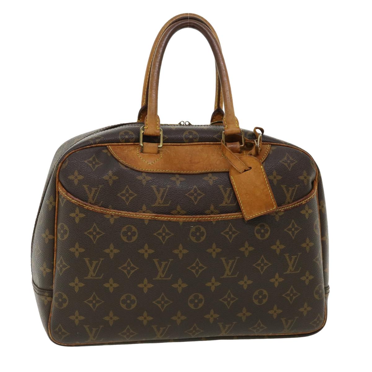 LOUIS VUITTON Monogram Deauville Hand Bag M47270 LV Auth rz497